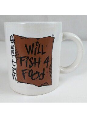 Split Tee Will Fish 4 Food Novelty Coffee Cup